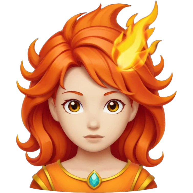 flame princess  emoji