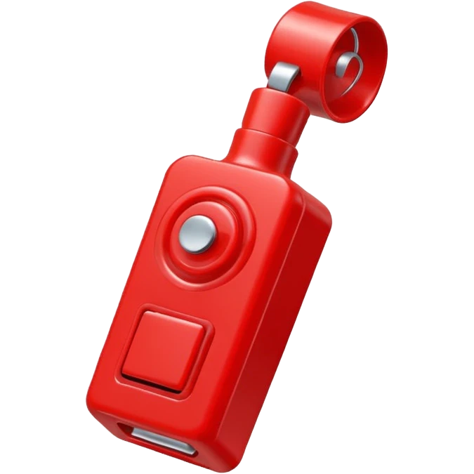 whistle in red emoji