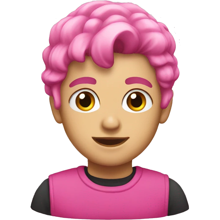 Pink  emoji