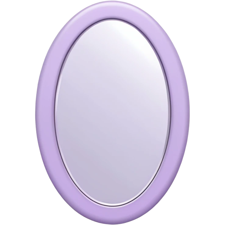 Pale purple mirror emoji