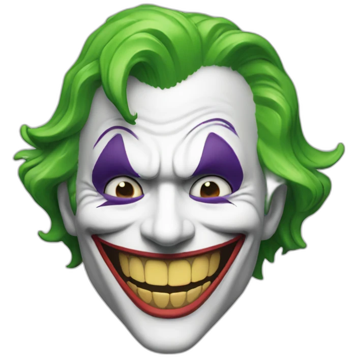 "The Joker laughing emoji