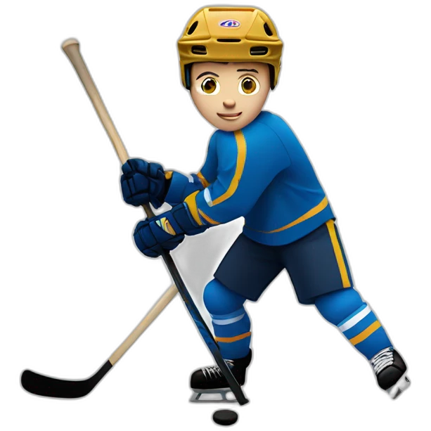 Joueur de hockey emoji