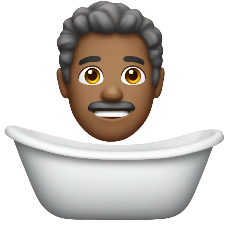 Bathtub pillow emoji