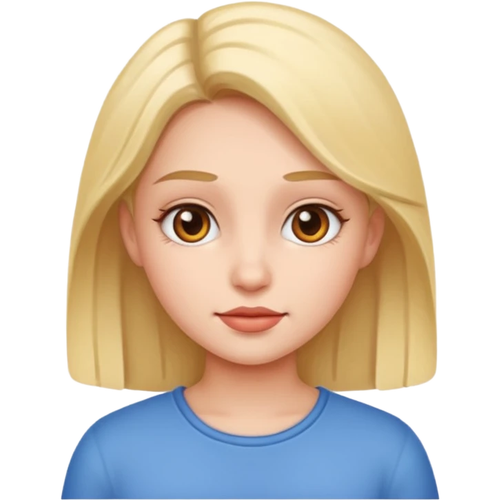 A girl giving head emoji