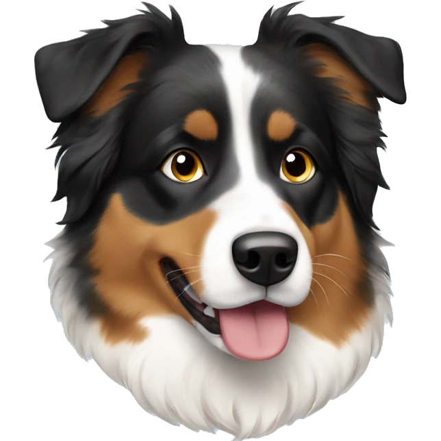 Tri color Australian shepherd  emoji