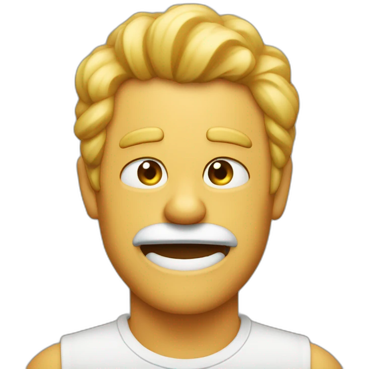 a badum tsh type emoji that is a response to a 'dad joke' or pun emoji