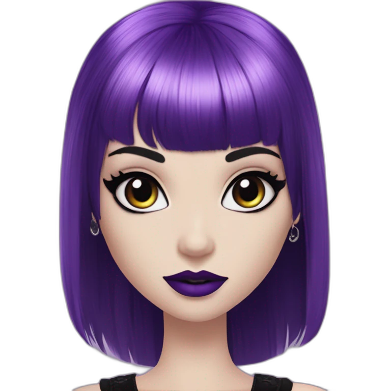 Elissabat-vampire-monsterhigh-goth-romantic-bangs-hair-purple-black emoji