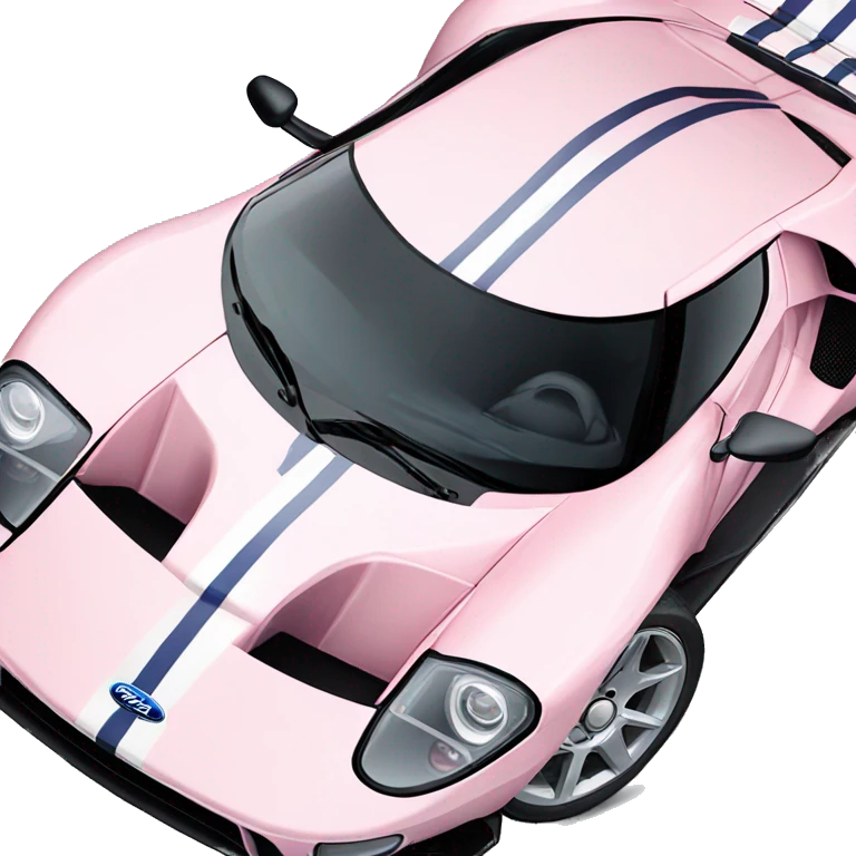 Pastel Pink Ford GT emoji