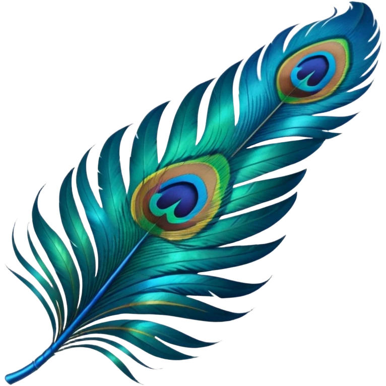 peacock feather emoji