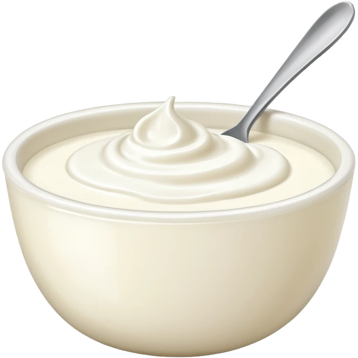yaourt sans la cuillère emoji