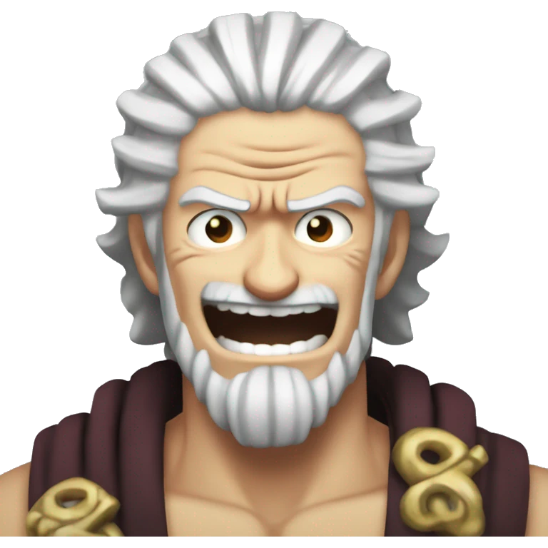 Edwar Newgate from "One Piece" laughing. emoji