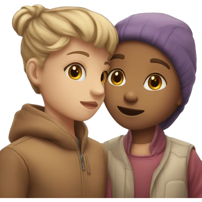 kiss boy and girl emoji