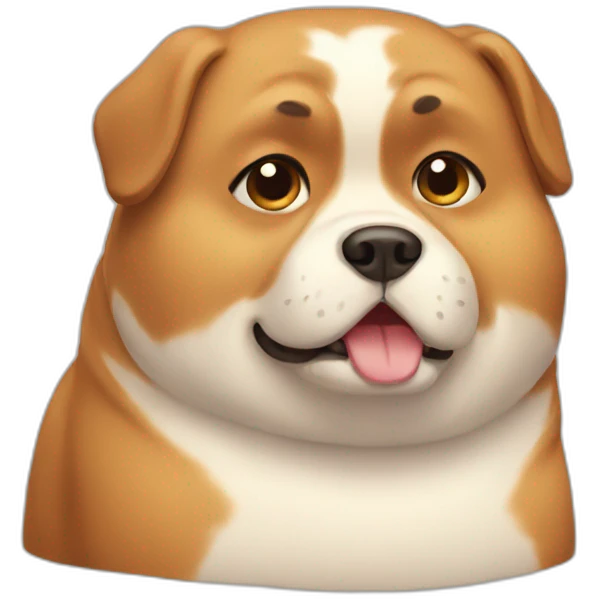 Dog fat emoji