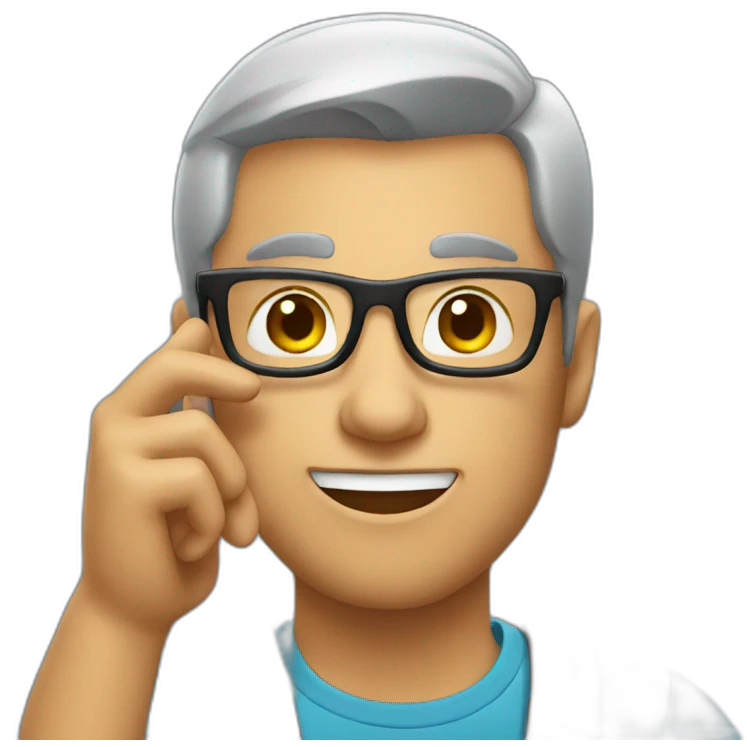 man taking selfie emoji