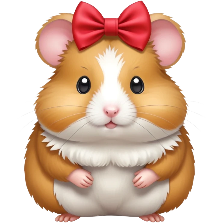 Un hamster cu fundiță  emoji