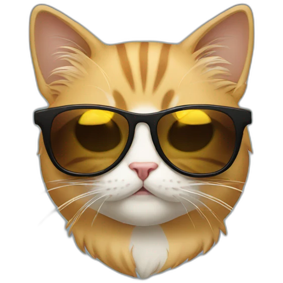 cat in sun glasses emoji