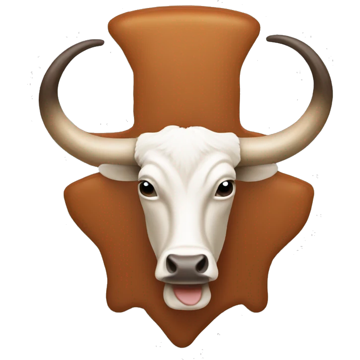 texas longhorn logo but with head upside down emoji