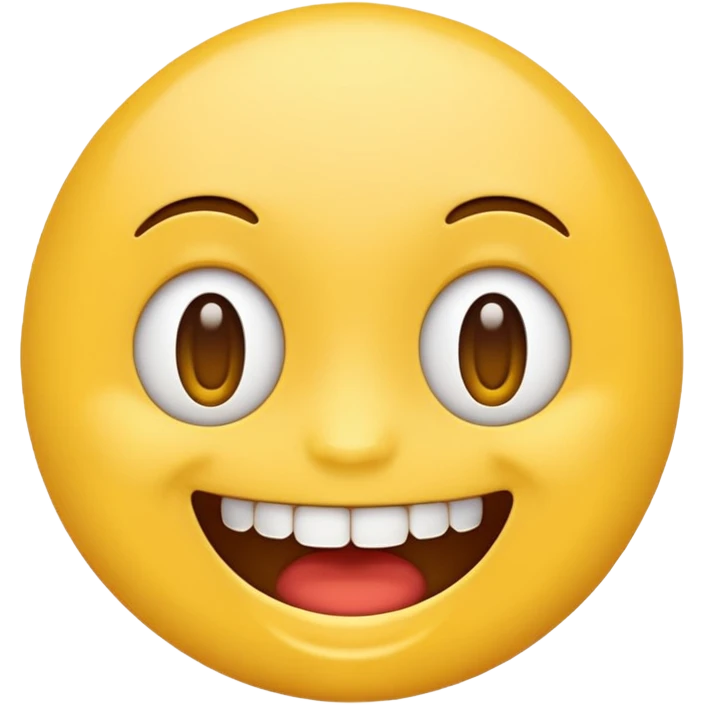 Emoji with less teeth emoji