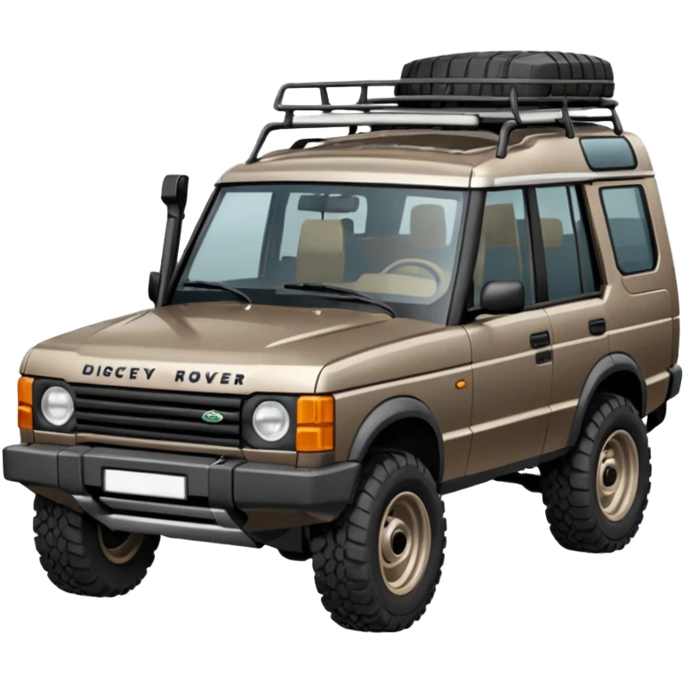 Grey-brown Land Rover Discovery emoji