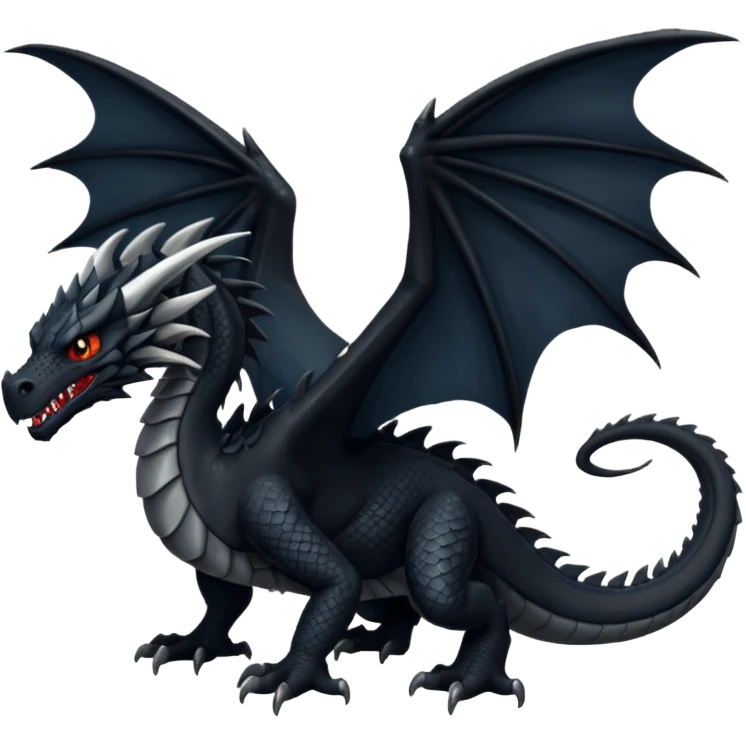 ancient black dragon emoji