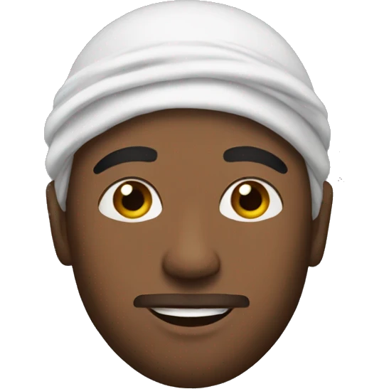 A man with durag emoji
