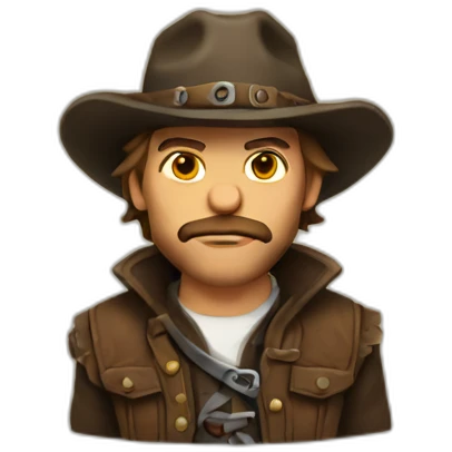 cute outlaw emoji