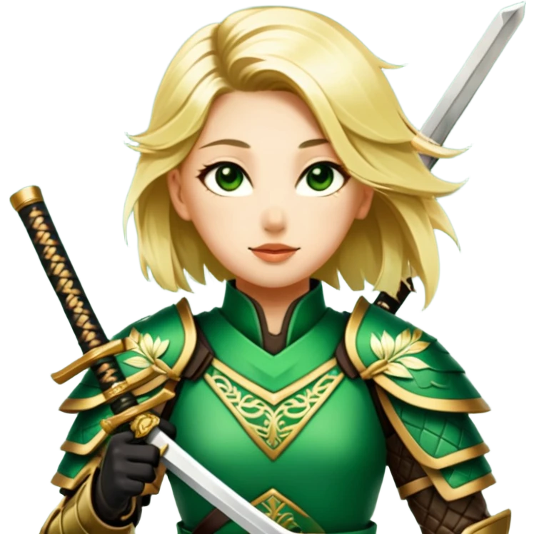 Emerald Samurai emoji