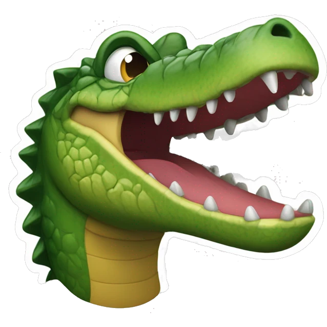 krokodýl s prasečí hlavou emoji