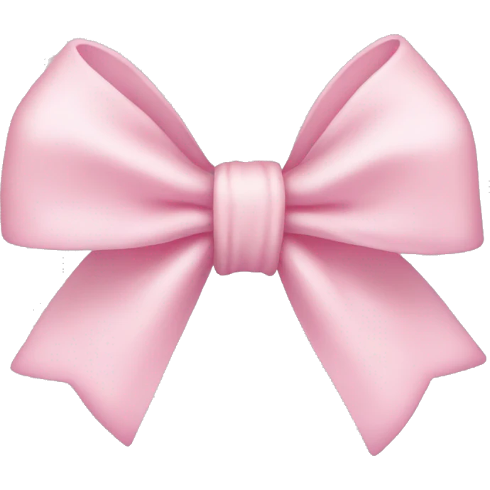 Baby pink bow emoji