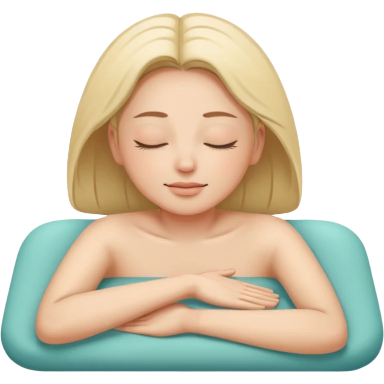 Harmony and relax massage emoji