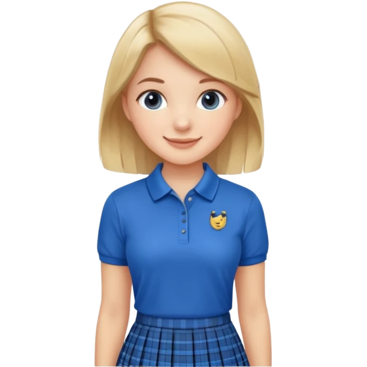 Preppy girl emoji