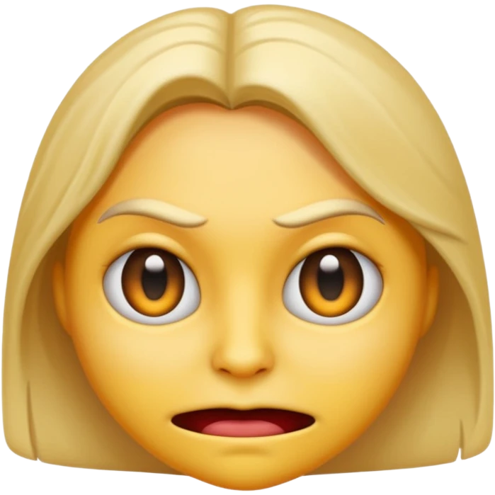 baddie freaky emoji, confident and unsettling emoji