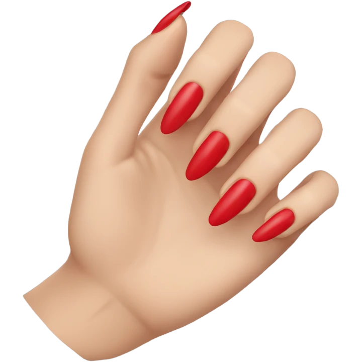red nails  emoji
