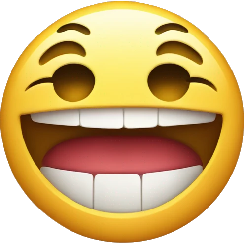 smiley drooling emoji