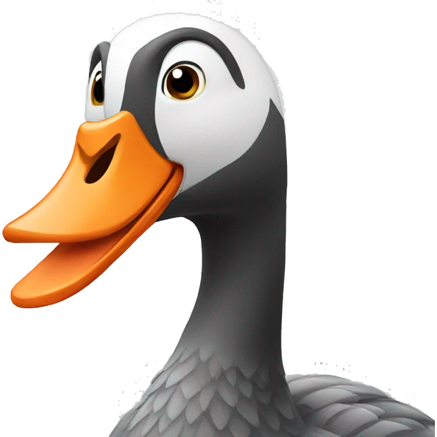 Silly goose emoji