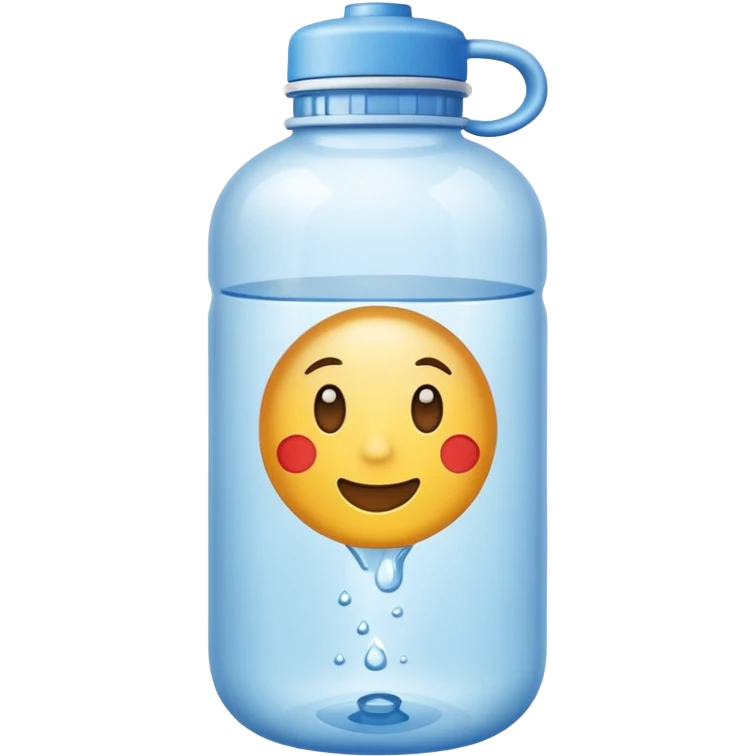 Water bottle  emoji