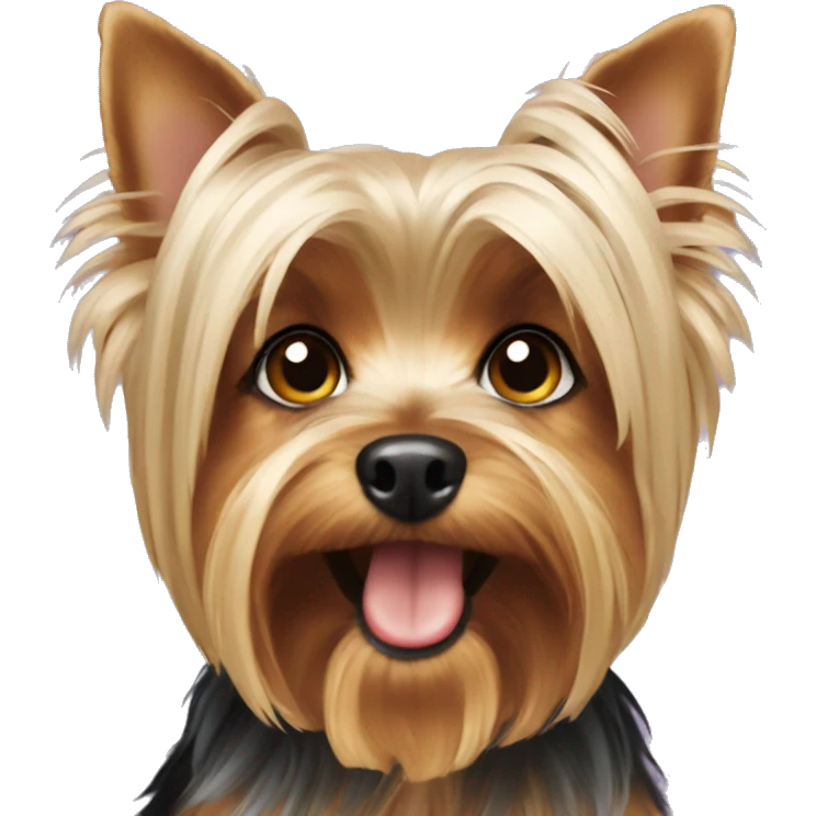 Girl Yorkshire terrier  emoji