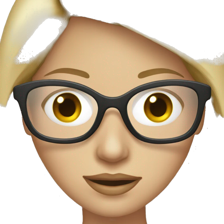 FEMME LUNETTE emoji