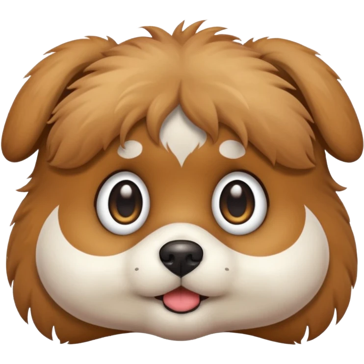 Chien mignon emoji