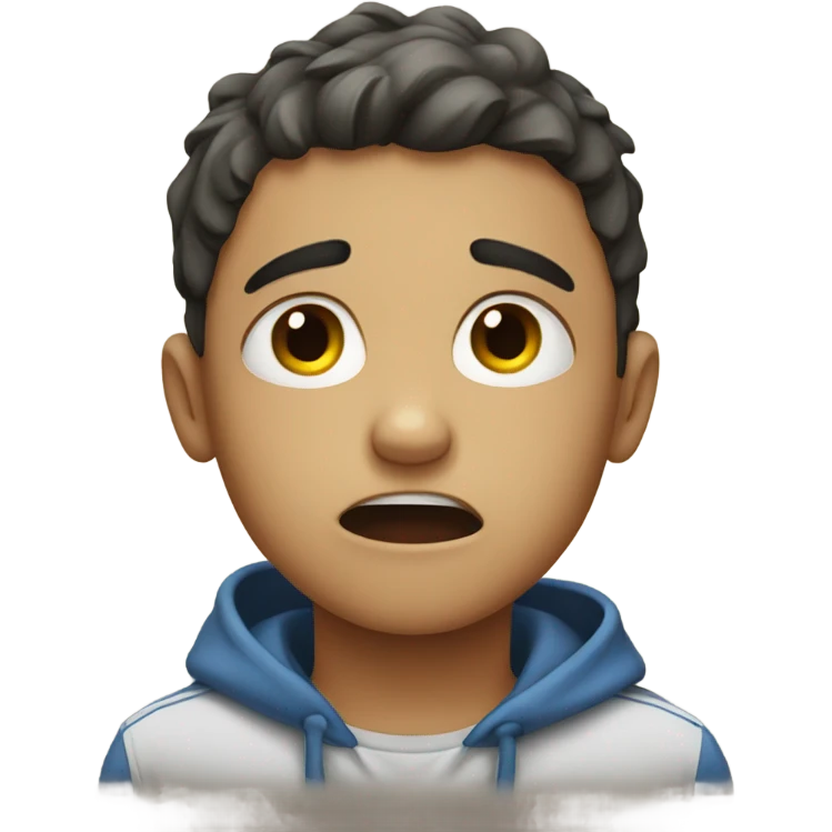 Boy crying emoji