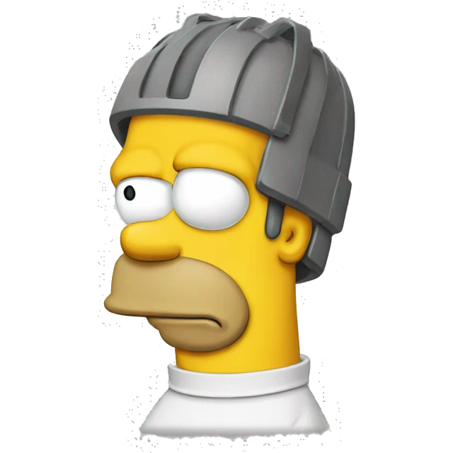 Homer Simpson choqué emoji