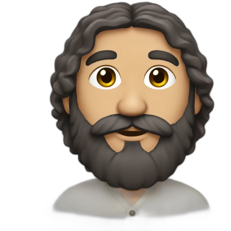 A bearded, bearded Armenian emoji