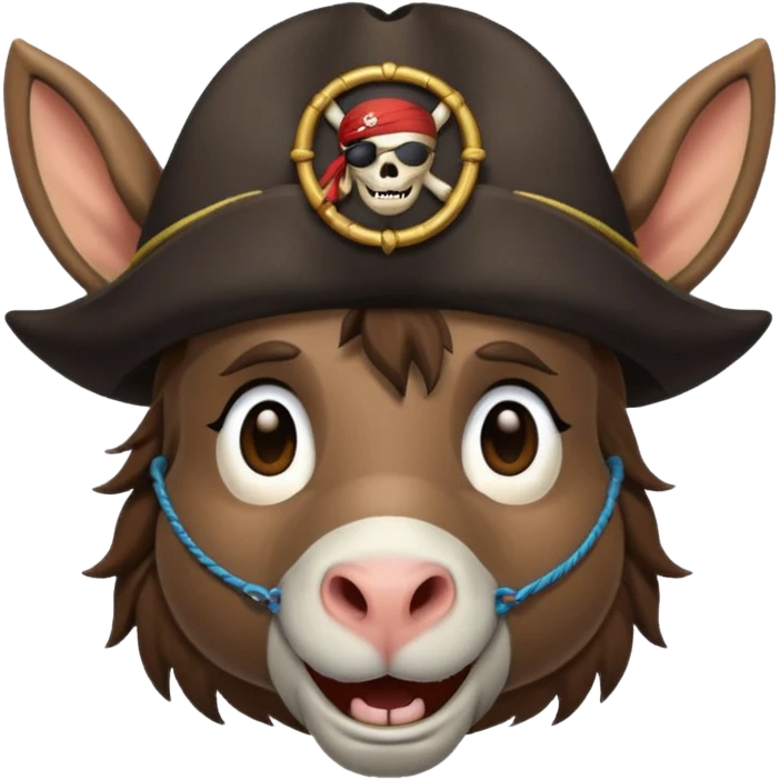pirate donkey  emoji