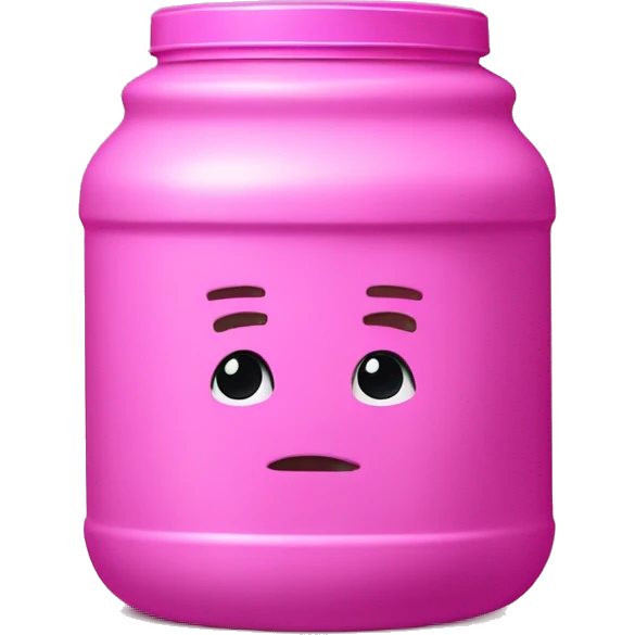 small impish man inside of a pepto bismol container emoji