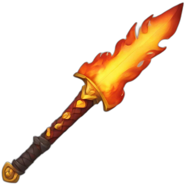fire-sword emoji