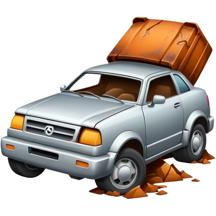 crushed auto emoji