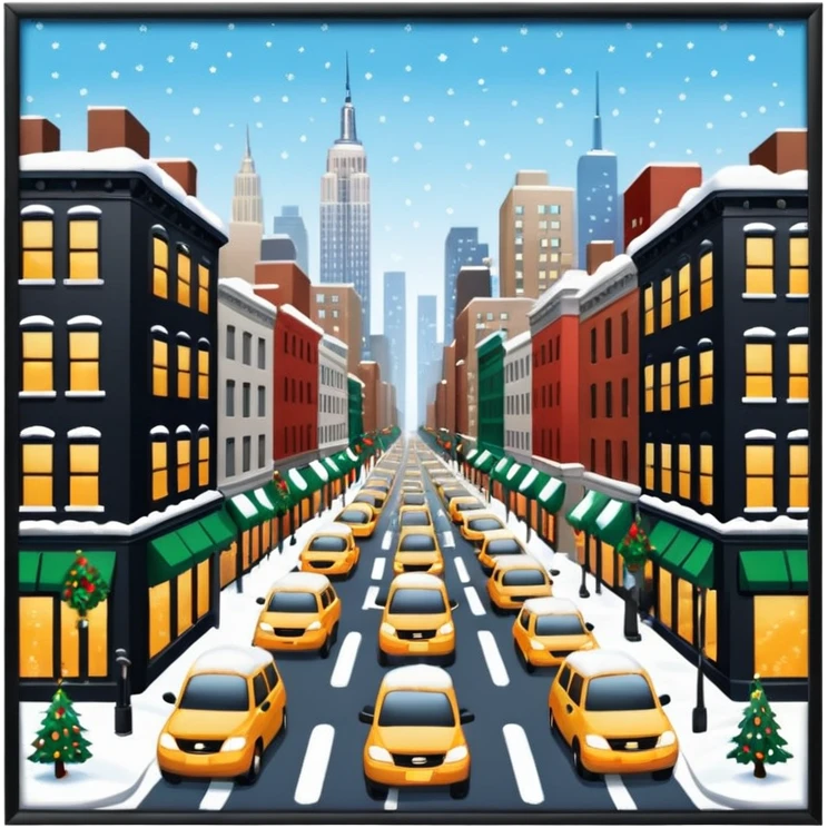 christmas new york emoji