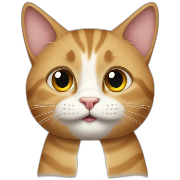 Cat without finger emoji
