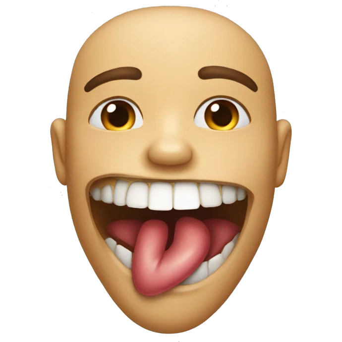 Lip bite emoji emoji