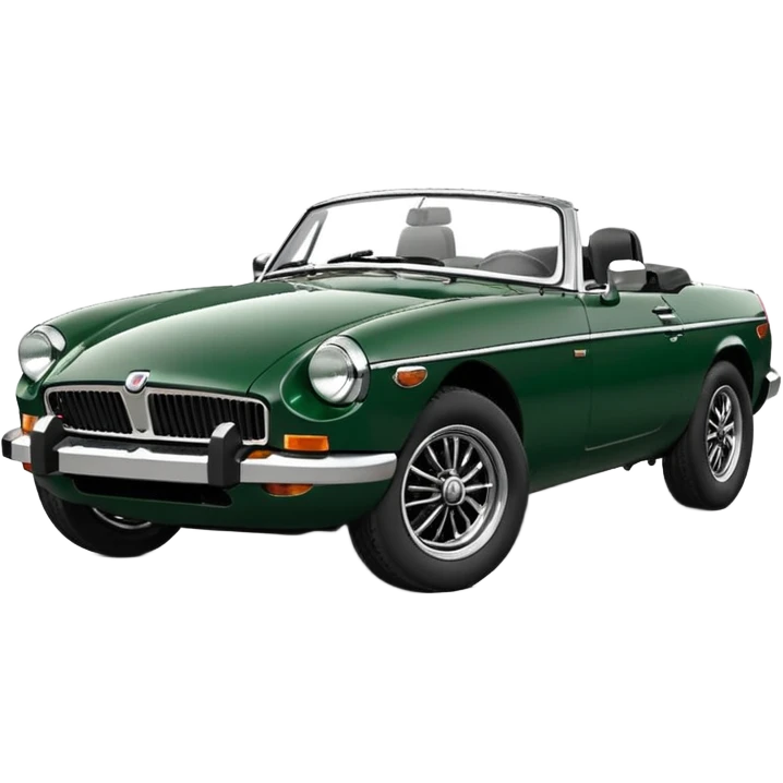 1977 British racing green Mgb roadster chrome bumper wire wheels reg plate YGR 151R  emoji